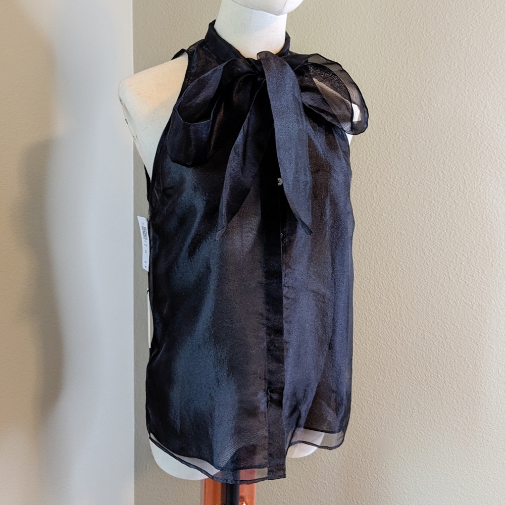 Aritzia Babaton Julius Sleeveless Semi Sheer Blouse NWT size XS 🆕